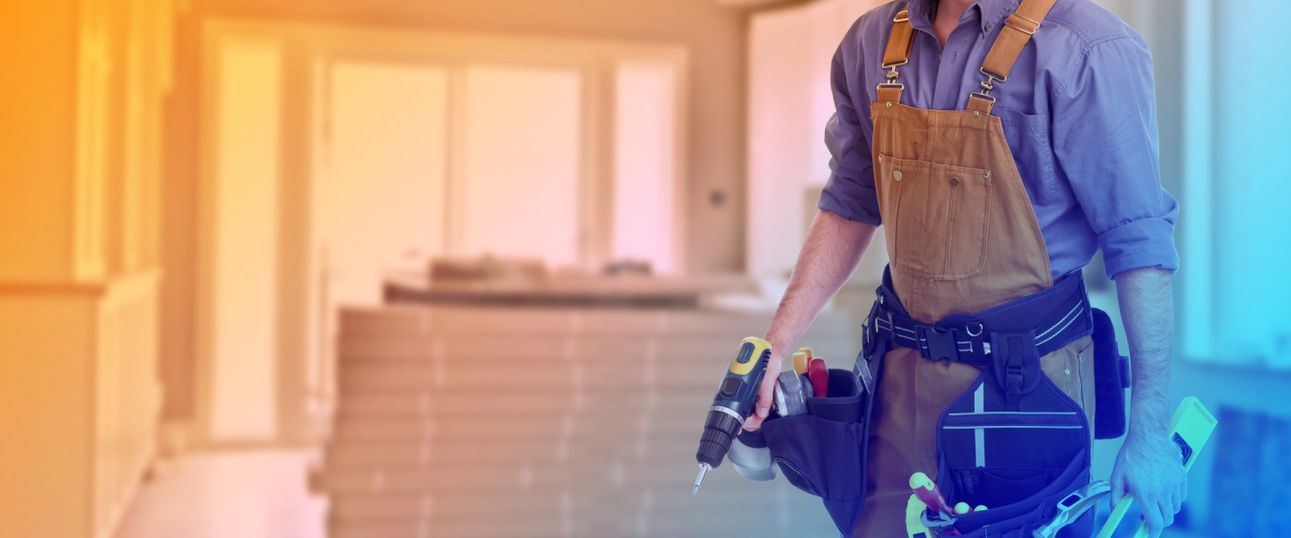 worker equipped with tools for remodeling and plumbing glenwood springs CO